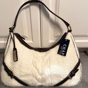 Chaps Riding High NWT cream bag